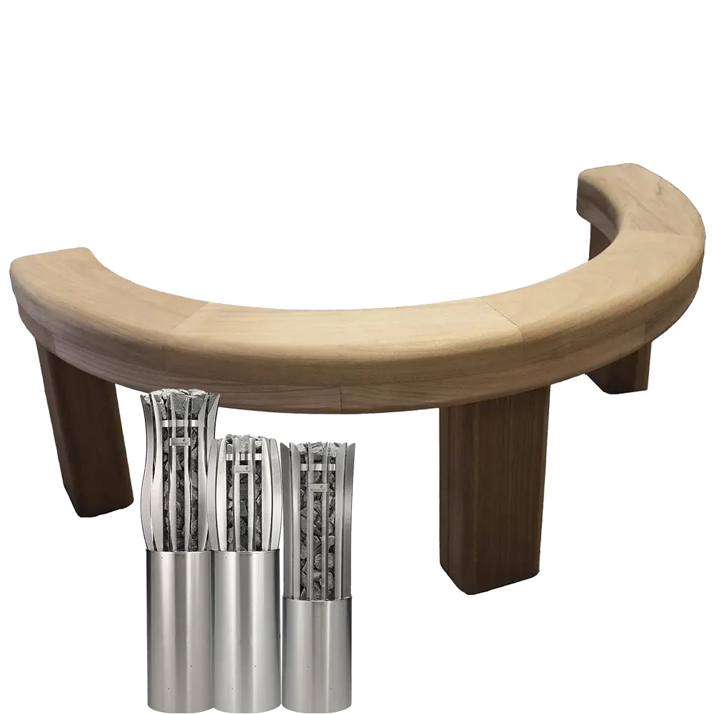 Kiuaskaide Magnum Original/Lite/Cenik - Mondex Kaira/Tahko kiukaille - Puolipyöreä